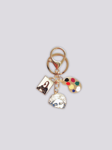 KÜNSTLERISCHER TASCHENANHÄNGER